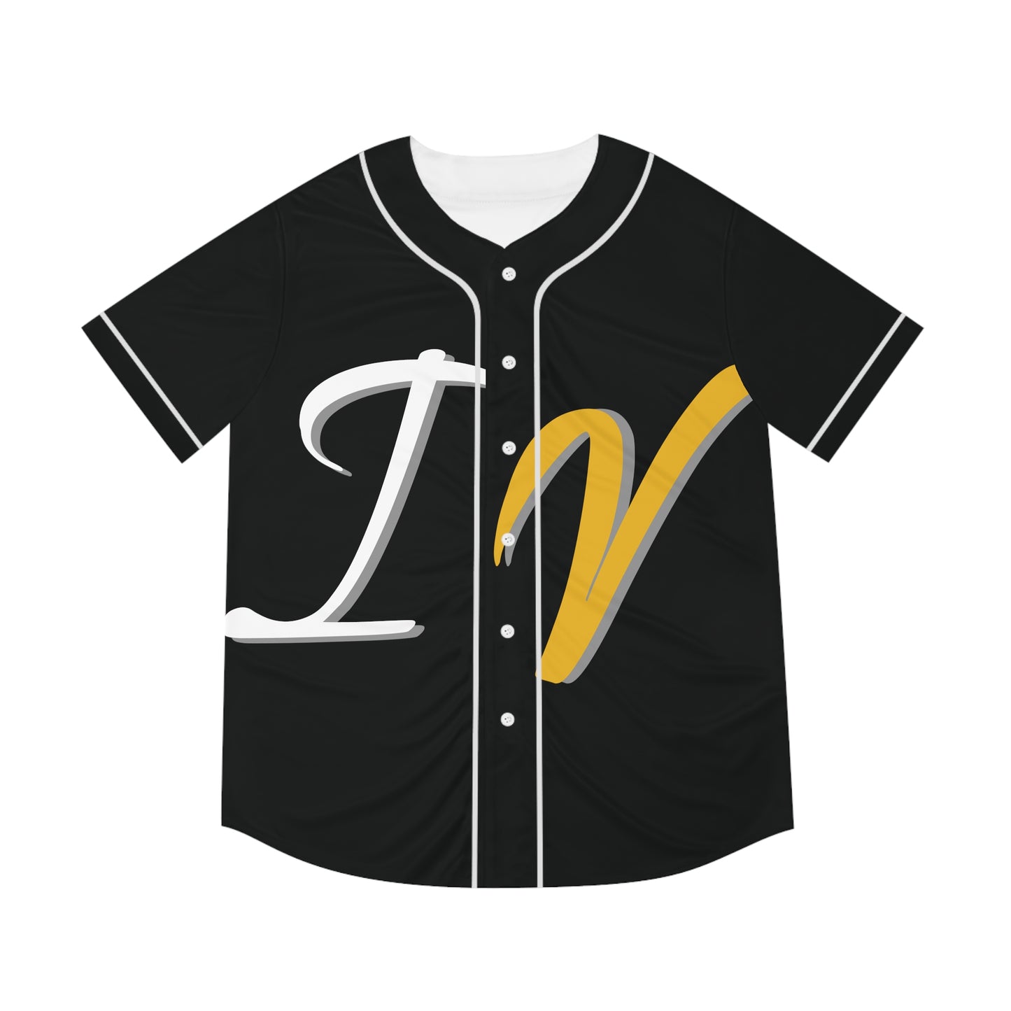 YELLOW I.V SKULL Baseball Jersey