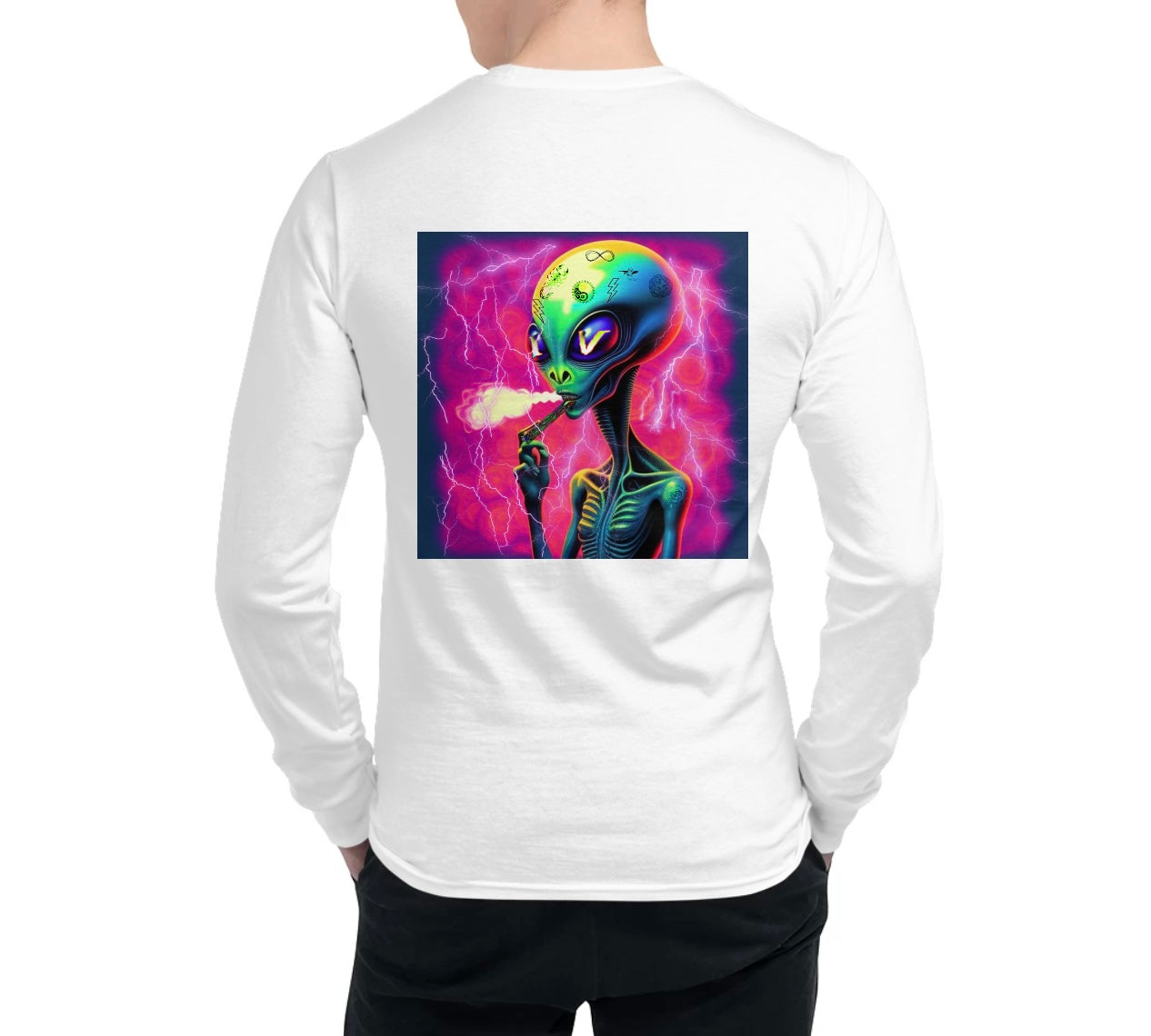 LIMITED EDITION* Illectric Vibez Champion Long Sleeve Shirt