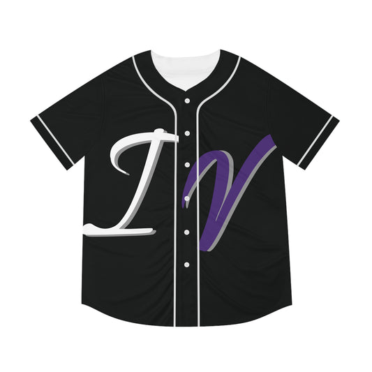 PURPLE I.V SKULL Baseball Jersey