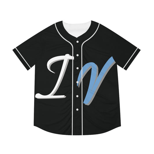 BLUE I.V SKULL Baseball Jersey